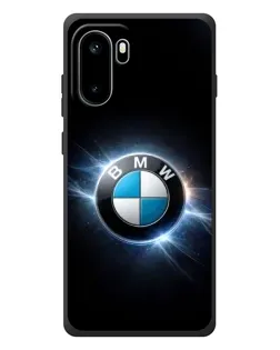Чехол для OnePlus Ace 6 с картинкой «BMW — неоновое сияние»