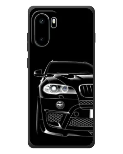 Чехол для OnePlus Ace 6 с картинкой «Темный силуэт BMW»