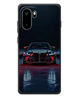 Чехол для OnePlus Ace 6 с картинкой «BMW на мокрой дороге»