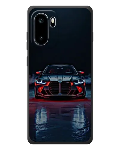 Чехол для OnePlus Ace 6 с картинкой «BMW на мокрой дороге»