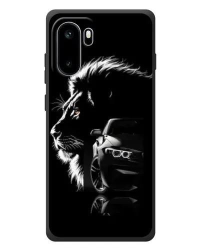 Чехол для OnePlus Ace 6 с картинкой «BMW и лев»