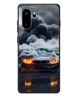 Чехол для OnePlus Ace 6 с картинкой «BMW в дыму»
