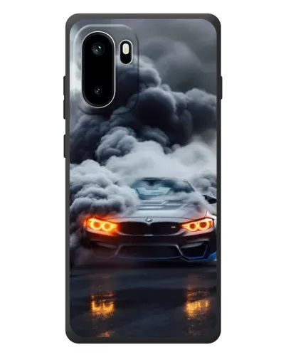 Чехол для OnePlus Ace 6 с картинкой «BMW в дыму»