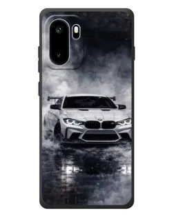 Чехол для OnePlus Ace 6 с картинкой «BMW сквозь туман»