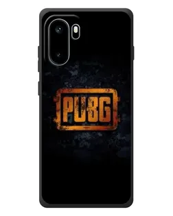 Чехол для OnePlus Ace 6 с картинкой «PUBG — золотой логотип»