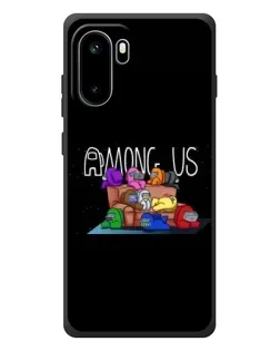 Чехол для OnePlus Ace 6 с картинкой «Логотип Among Us»
