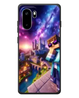 Чехол для OnePlus Ace 6 с картинкой «Стив и космос»