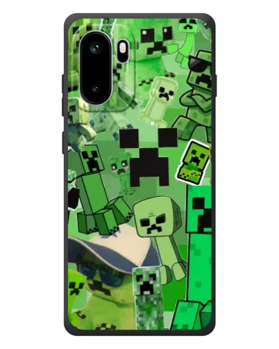 Чехол для OnePlus Ace 6 с картинкой «Криперы Minecraft» Чехол для OnePlus Ace 6 с картинкой «Криперы Minecraft»