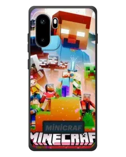 Чехол для OnePlus Ace 6 с картинкой «Minecraft герои игры»