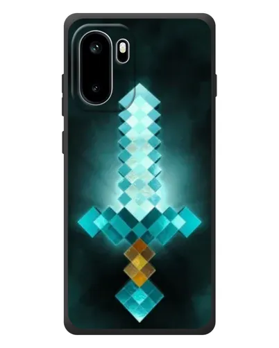 Чехол для OnePlus Ace 6 с картинкой «Алмазный меч неон» Чехол для OnePlus Ace 6 с картинкой «Алмазный меч неон»