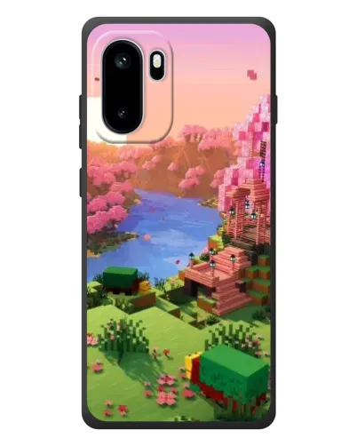 Чехол для OnePlus Ace 6 с картинкой «Розовое дерево Minecraft» Чехол для OnePlus Ace 6 с картинкой «Розовое дерево Minecraft»