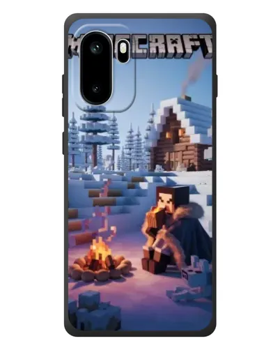 Чехол для OnePlus Ace 6 с картинкой «Зимний Minecraft» Чехол для OnePlus Ace 6 с картинкой «Зимний Minecraft»