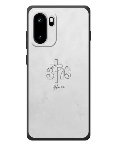 Чохол для OnePlus Ace 6 з картинкою «Івана 3:16 Хрест»