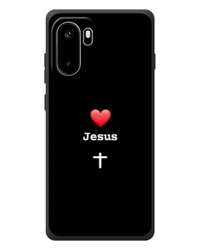 Чохол для OnePlus Ace 6 з картинкою «Серце - Jesus»