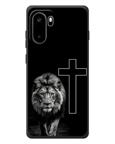 Чохол для OnePlus Ace 6 з картинкою «Лев та Хрест»