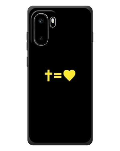 Чохол для OnePlus Ace 6 з картинкою «Серце та Хрест»