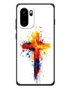 Чохол для OnePlus Ace 6 з картинкою «Акварельний хрест»