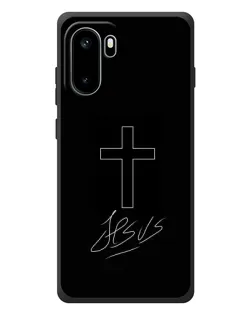 Чехол для OnePlus Ace 6 с картинкой «Графический крест Jesus»