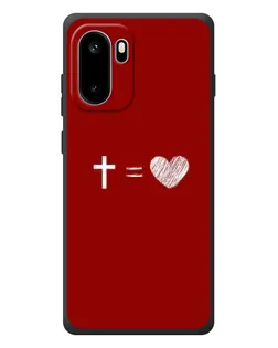 Чехол для OnePlus Ace 6 с картинкой «Уравнение любви»