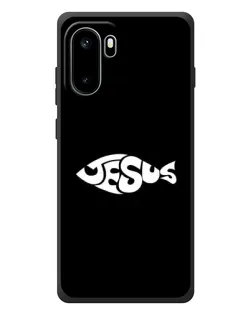 Чехол для OnePlus Ace 6 с картинкой «Рыба Jesus»