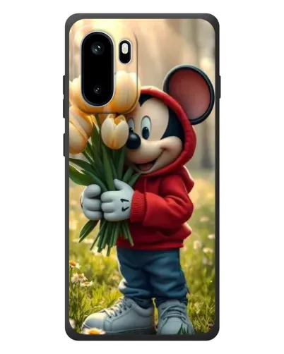 Чехол для OnePlus Ace 6 с картинкой «Микки с тюльпанами» Чехол для OnePlus Ace 6 с картинкой «Микки с тюльпанами»