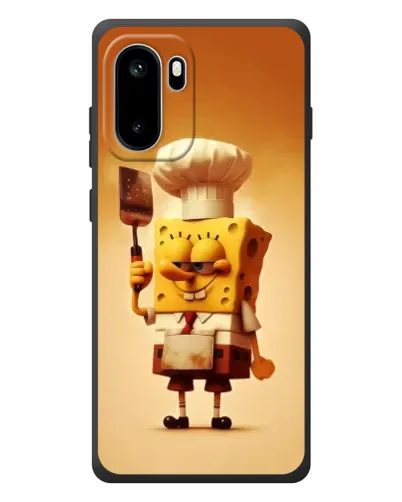 Чехол для OnePlus Ace 6 с картинкой «Губка Боб повар»