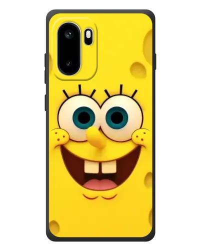 Чехол для OnePlus Ace 6 с картинкой «Губка Боб улыбка»