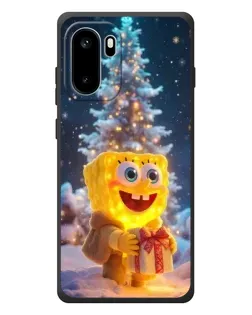 Чехол для OnePlus Ace 6 с картинкой «Рождественский Спанч Боб»