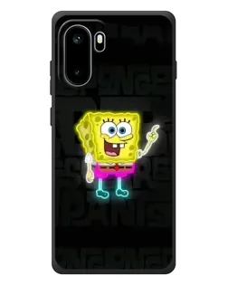 Чехол для OnePlus Ace 6 с картинкой «Неоновый Губка Боб»
