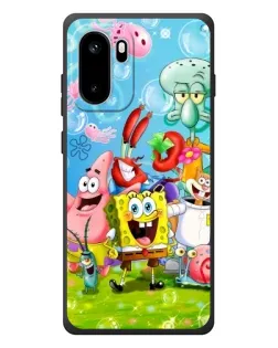 Чохол для OnePlus Ace 6 з картинкою «Губка Боб та друзі»