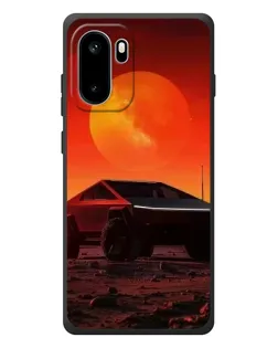 Чохол для OnePlus Ace 6 з картинкою «Cybertruck на Марсі»