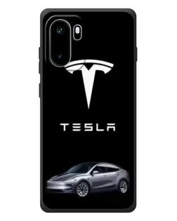 Чохол для OnePlus Ace 6 з картинкою «Tesla Model Y»