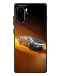 Чохол для OnePlus Ace 6 з картинкою «Cybertruck у пустелі»