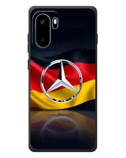 Чехол для OnePlus Ace 6 с картинкой «Mercedes — флаг Германии»