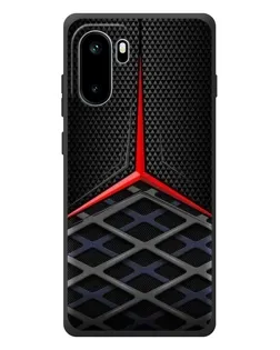 Чехол для OnePlus Ace 6 с картинкой «Mercedes Carbon Grid»