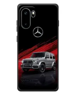 Чехол для OnePlus Ace 6 с картинкой «Mercedes G-Class красный»