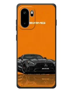 Чехол для OnePlus Ace 6 с картинкой «Оранжевый Mercedes AMG»
