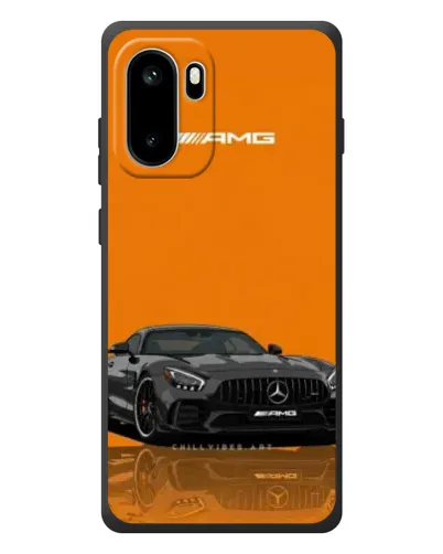 Чехол для OnePlus Ace 6 с картинкой «Оранжевый Mercedes AMG»