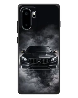 Чехол для OnePlus Ace 6 с картинкой «Mercedes в дыму»