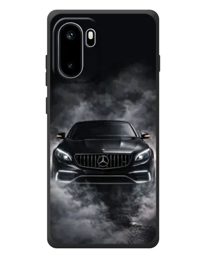 Чехол для OnePlus Ace 6 с картинкой «Mercedes в дыму»