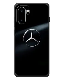 Чехол для OnePlus Ace 6 с картинкой «Mercedes на металле»