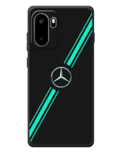 Чехол для OnePlus Ace 6 с картинкой «Спортивные линии Mercedes»