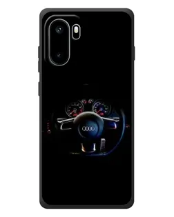 Чехол для OnePlus Ace 6 с картинкой «Салон Audi — руль» Чехол для OnePlus Ace 6 с картинкой «Салон Audi — руль»