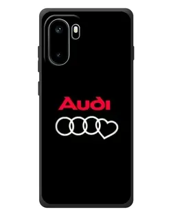 Чехол для OnePlus Ace 6 с картинкой «Логотип Audi Heart»