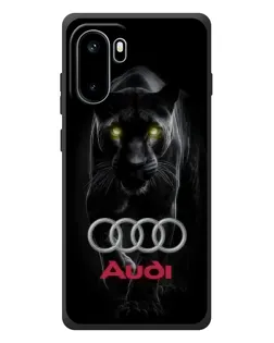 Чехол для OnePlus Ace 6 с картинкой «Пантера и Audi»