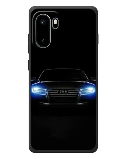 Чехол для OnePlus Ace 6 с картинкой «Audi в неоне»