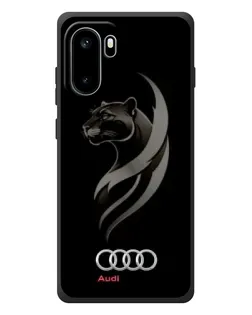 Чехол для OnePlus Ace 6 с картинкой «Графика — пантера и Audi»