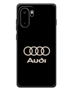 Чехол для OnePlus Ace 6 с картинкой «Audi — золотой логотип»