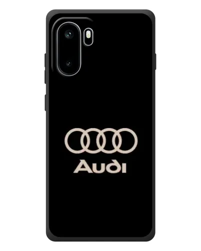 Чехол для OnePlus Ace 6 с картинкой «Audi — золотой логотип»