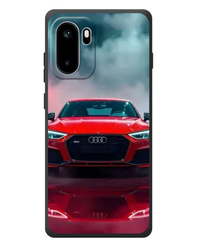 Чехол для OnePlus Ace 6 с картинкой «Audi RS — красный стиль»